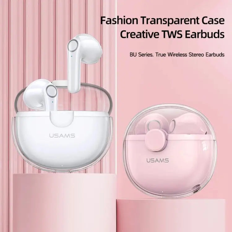 USAMS BU12 TWS Half In-Ear Bluetooth 5.1 Wireless Earphones USAMS BU12 - USAMS BU12 / Green - Apple Accessories