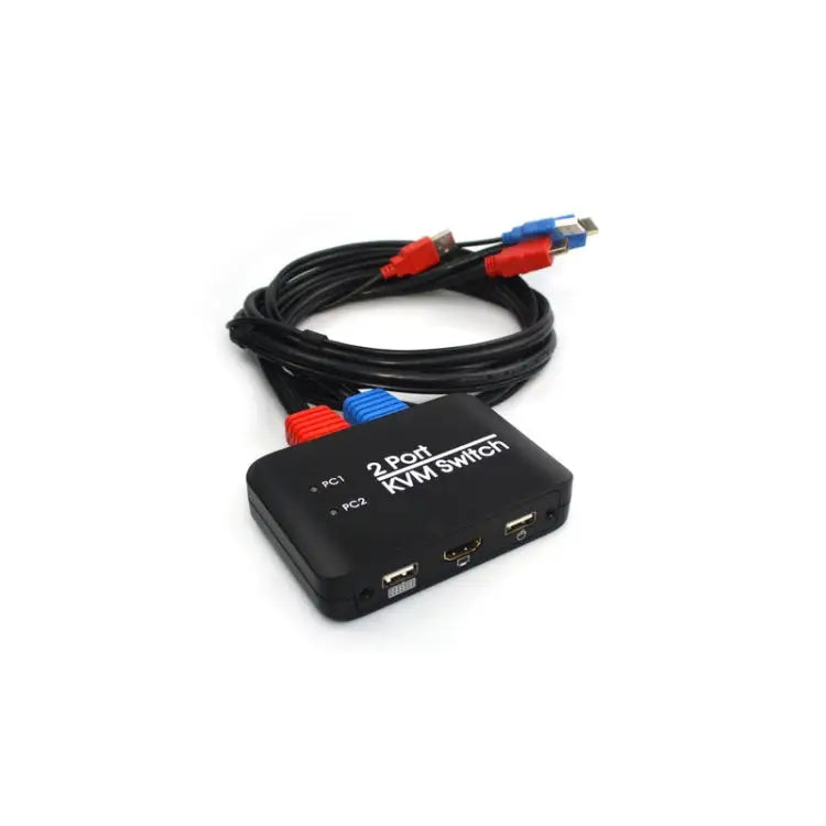 USB 2.0 + HDMI 2-ports KVM Switch