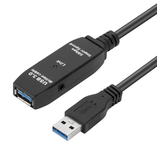 USB 3.0 Male to Female Data Sync Super Speed Extension Cable Length:5m 5m - 5m