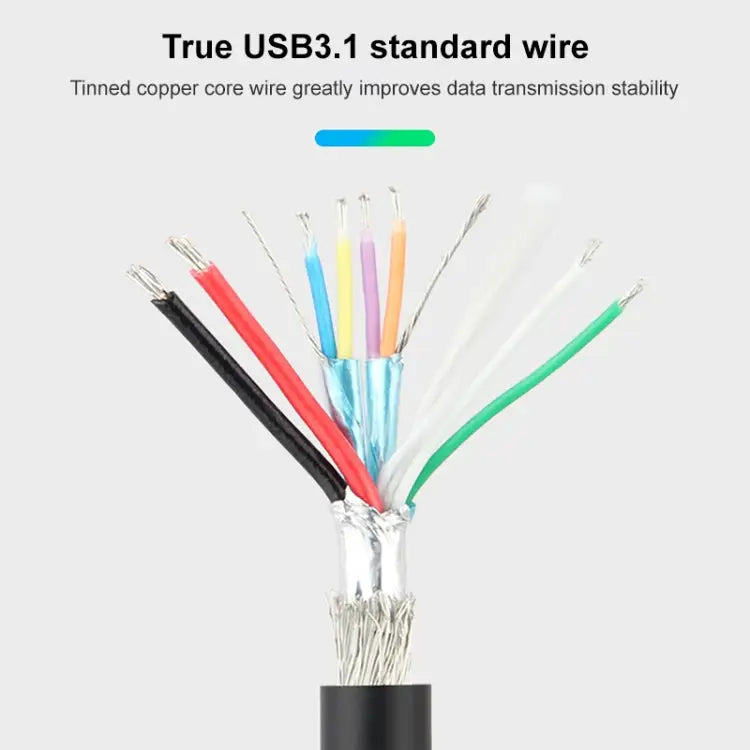 USB-C 3.1 / Type-C to Type-C 3.1 Data Cable Length: 1m - ZSSG-9B20TGTG