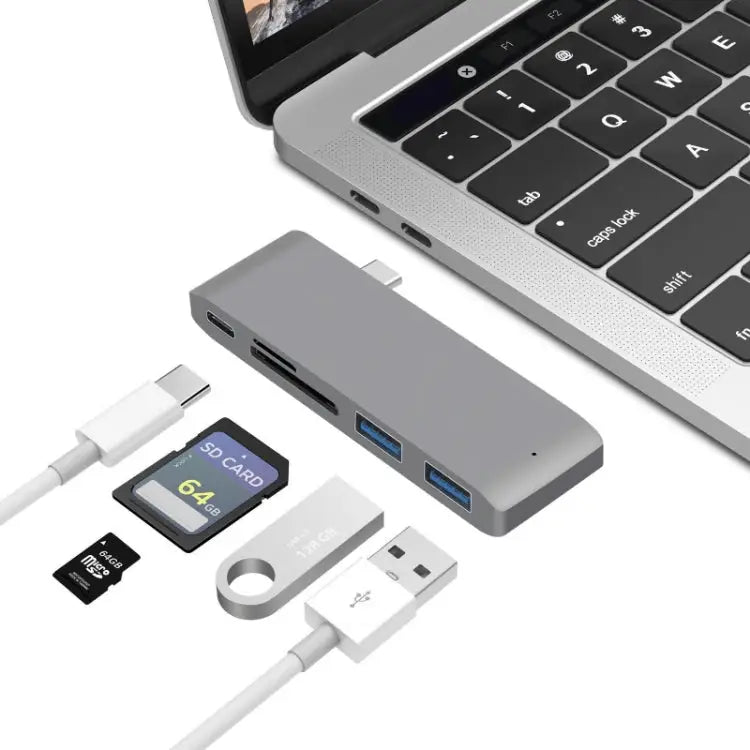 USB-C To HDMI Splitter Docking Station Card Reader – PROSERIES GO