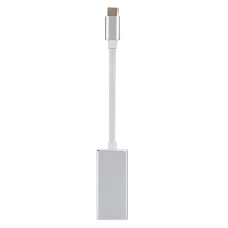 USB-C / Type-C 3.1 Male to Mini DP Female HD Converter Length: 12cm Silver Gold