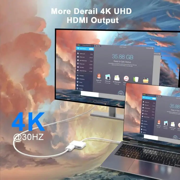 USB-C/Type-C to HDMI + USB-C/Type-C Video Converter Type-C - Type-C - Apple Accessories