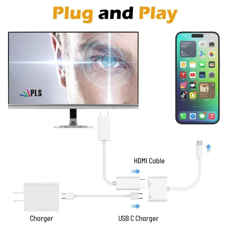 USB-C/Type-C to HDMI + USB-C/Type-C Video Converter Type-C - Type-C - Apple Accessories