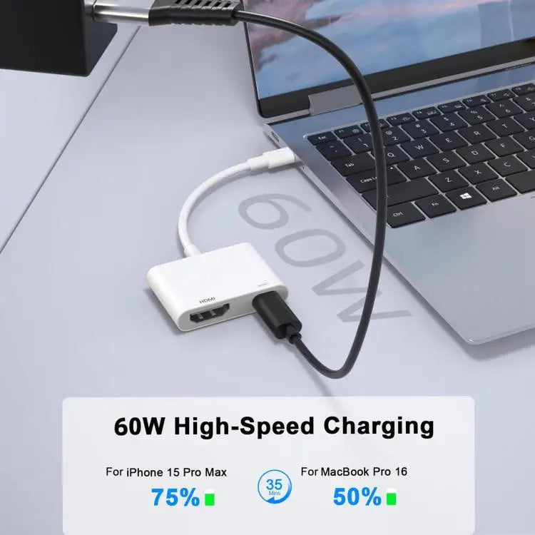 USB-C/Type-C to HDMI + USB-C/Type-C Video Converter Type-C - Type-C - Apple Accessories
