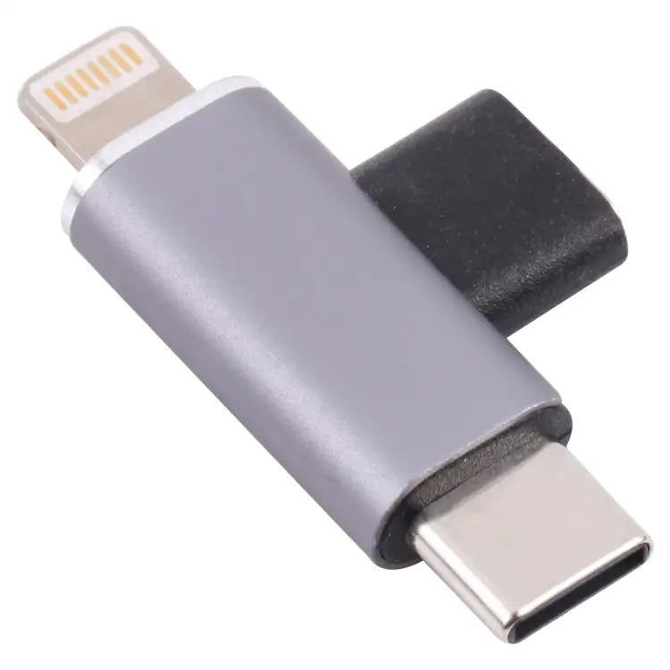 USB-C / Type-C Female to 8 Pin Male + USB-C / Type-C Male Converter Type-C Female to 8 Pin + Type-C Male - Type-C