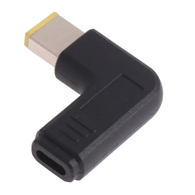 USB-C / Type-C Female to Lenovo Big Square Male Plug Elbow Adapter Connector for Lenovo Laptops Lenovo Big Square Elbow