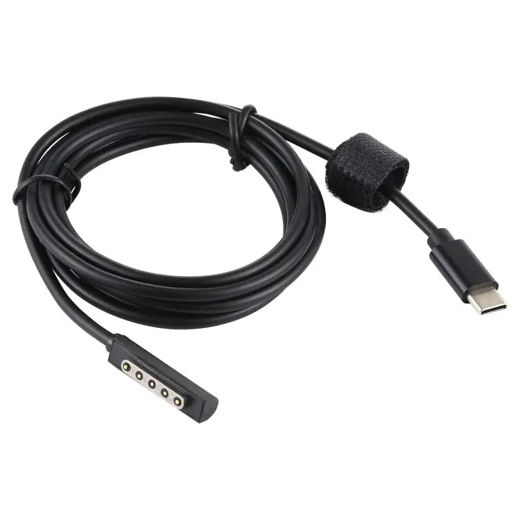 USB-C / Type-C Power Supply PD 65W Fast Charging Cable for Microsoft Surface Pro 2 Cable Length: 1.5m