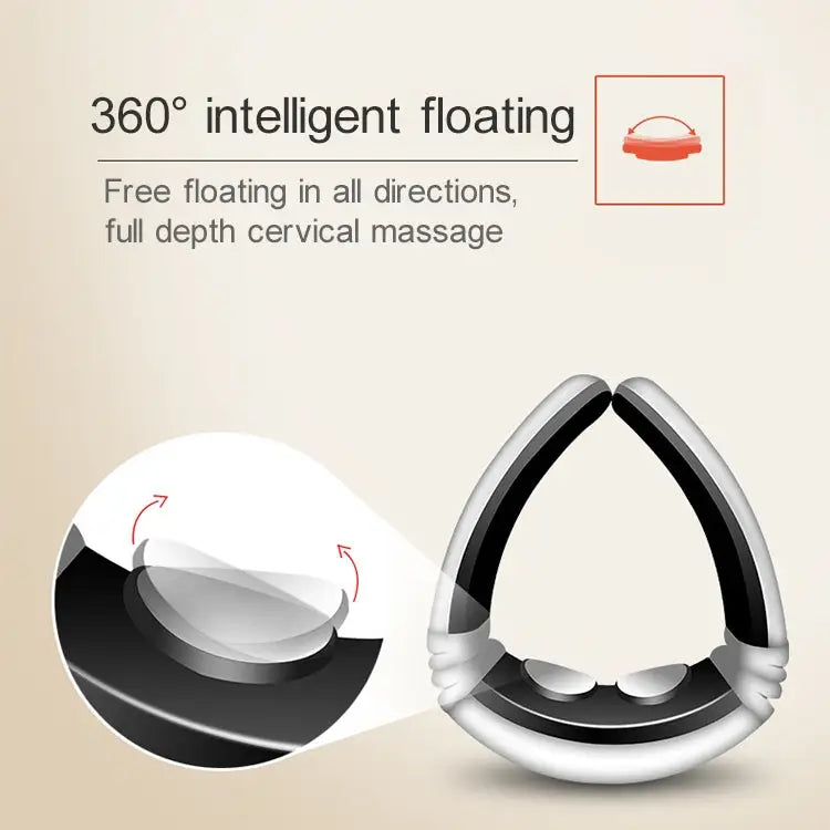 USB Charging 1300 mAh Electric Back Neck Shoulder Electrical Pulse Electric Shock Body Massager USB Charging - USB
