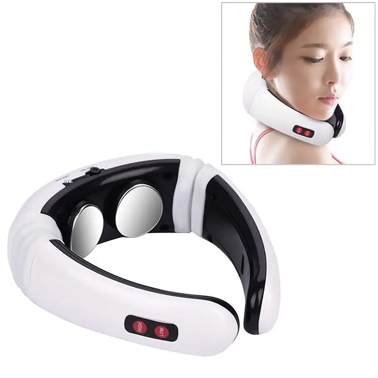 USB Charging 1300 mAh Electric Back Neck Shoulder Electrical Pulse Electric Shock Body Massager USB Charging - USB