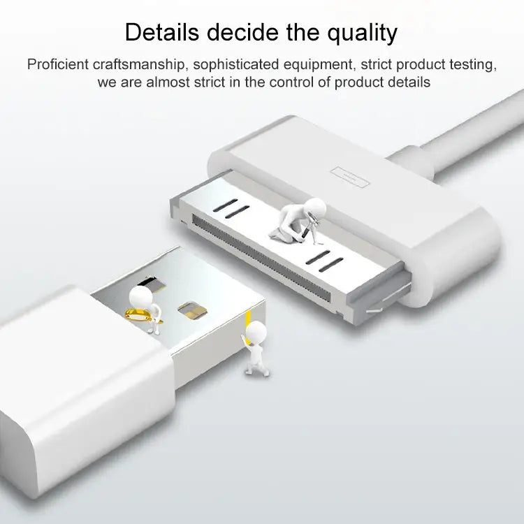 USB Data Cable for New iPad (iPad 3) / iPad 2/ iPad iPhone 4 & 4S iPhone 3GS/3G iPod touch Length: 1m (Original)