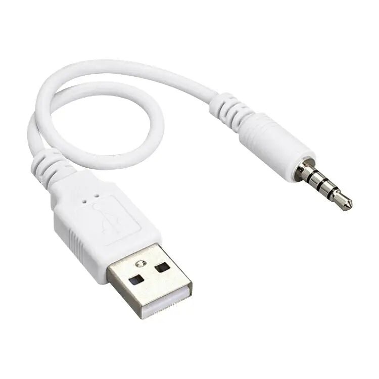 USB to 3.5mm Jack Data Sync & Charge Cable for iPod Shuffle 1st /2nd /3rd Generation Length: 15.5cm