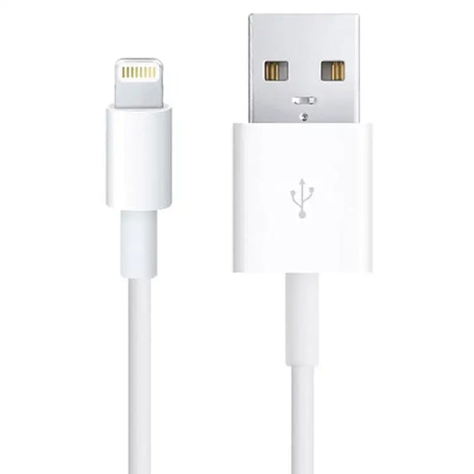 USB to 8 Pin Multiple Strands TPE Sync Data / Charging Cable Cable Length: 1m - White