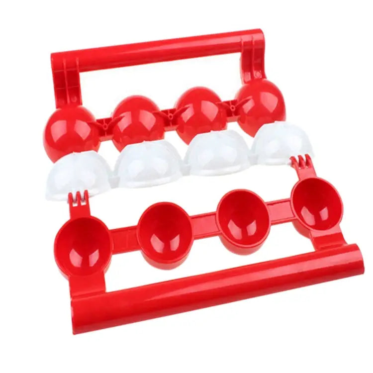 Useful Newbie Meatballs Fish Balls Kitchen Homemade Stuffed Meatballs Maker Home Cooking Tools ABS Red - ABS Red