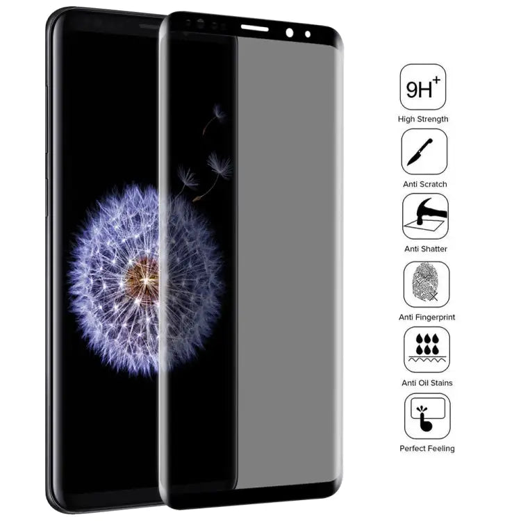 UV Full Cover Anti-spy Tempered Glass Film for Galaxy S9 For Galaxy S9 (1 PC) - For Galaxy S9 (1 PC)