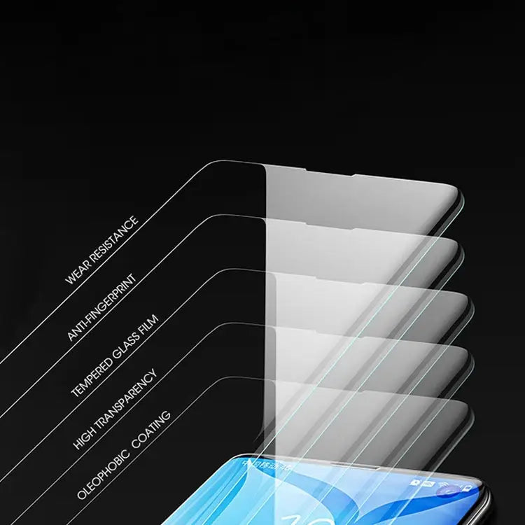 UV Liquid Curved Full Glue Tempered Glass for Galaxy S10,Support Fingerprint Unlock For Galaxy S10(1 PC)(Full Glue)