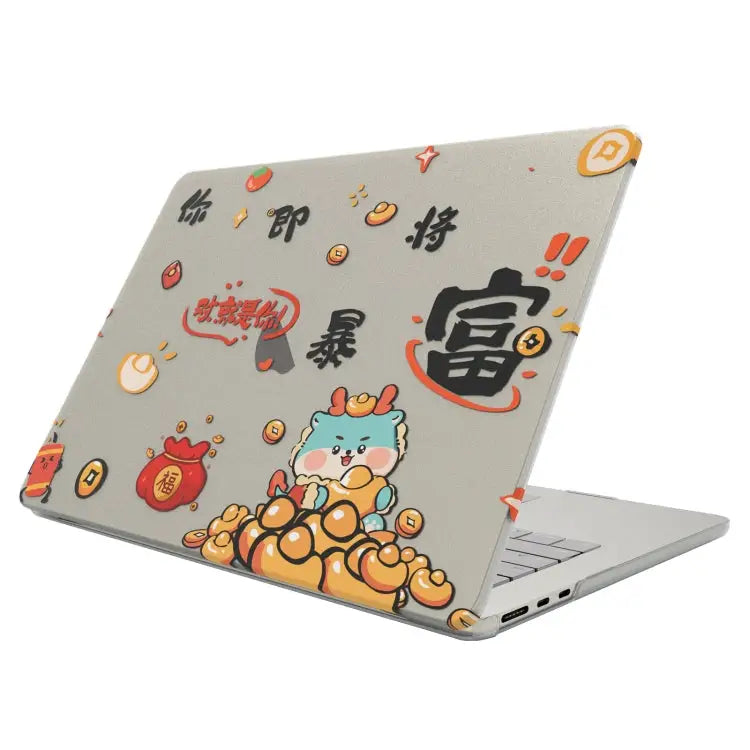 UV Printed Pattern Laptop Frosted Protective Case For MacBook Pro 14.2 A2992/A2918/A2779/A2442 - For MacBook Pro 14.2