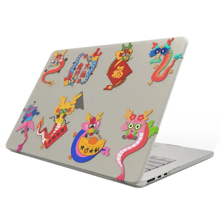 UV Printed Pattern Laptop Frosted Protective Case For MacBook Pro 13.3 A1278 - For MacBook Pro 13.3 A1278 / DDC-1677