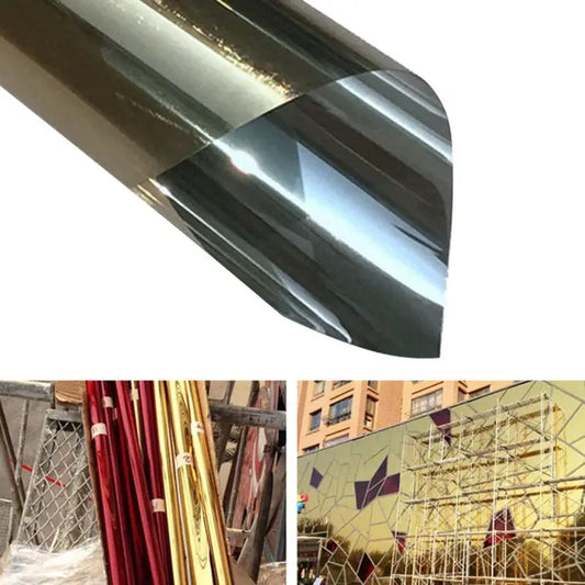 UV Reflective One Way Privacy Decoration Glass Window Film Sticker Width: 120cm Length: 1m Width: 120cm - Width: 120cm
