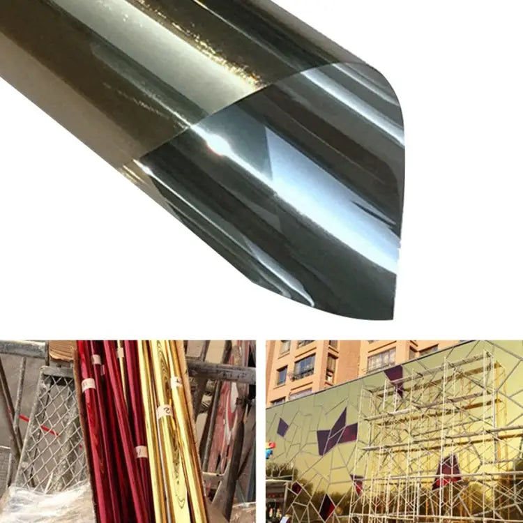 UV Reflective One Way Privacy Decoration Glass Window Film Sticker Width: 120cm Length: 1m Width: 120cm