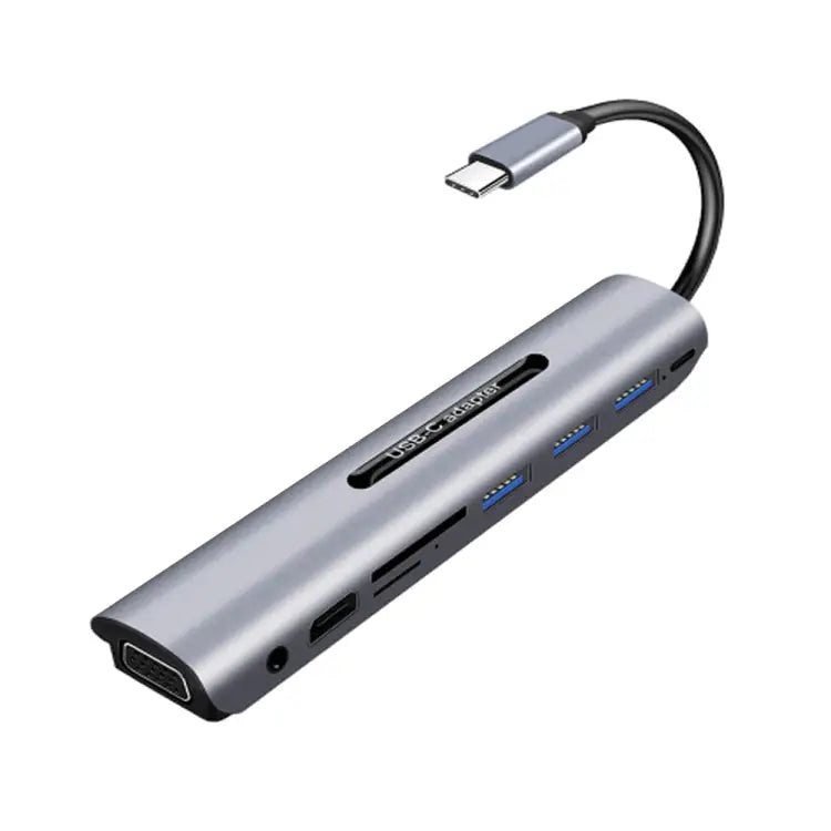 V161B 9-in-1 Type-C to HD / VGA / USB3.0 / SD / 3.5mm Audio / TF Card Reader HUB V161B - V161B