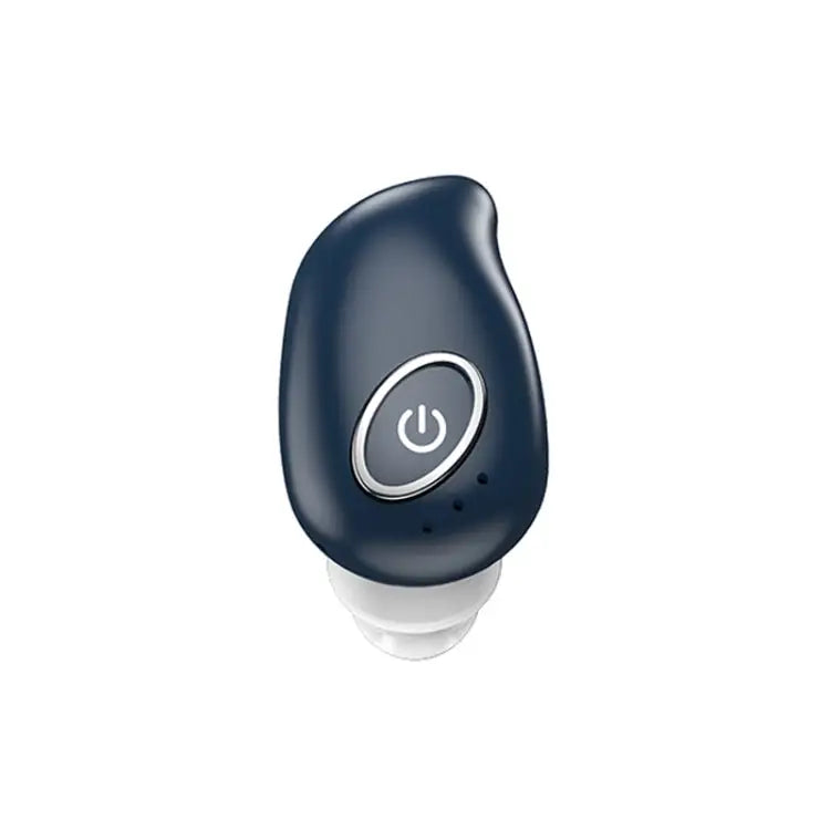 V21 Mini Single Ear Stereo Bluetooth V5.0 Wireless Earphones without Charging Box - Blue - Apple Accessories