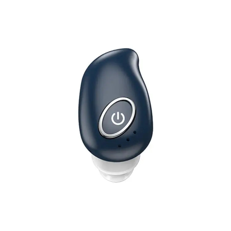 V21 Mini Single Ear Stereo Bluetooth V5.0 Wireless Earphones without Charging Box - Blue - Apple Accessories