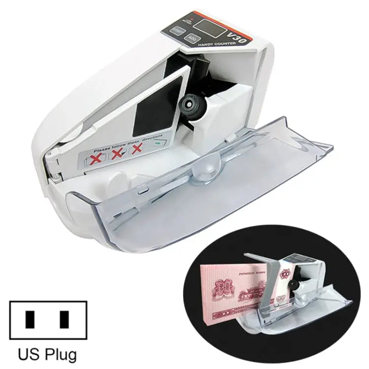 V30 Mini Portable Multi Paper Currency Counting Money Counter US Plug US Plug - US Plug