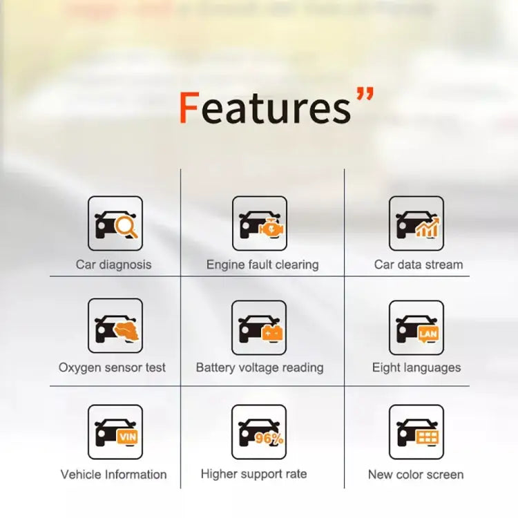 V317 Car Fault Detector OBD2 ELM327 Scanner Code Reader - V317
