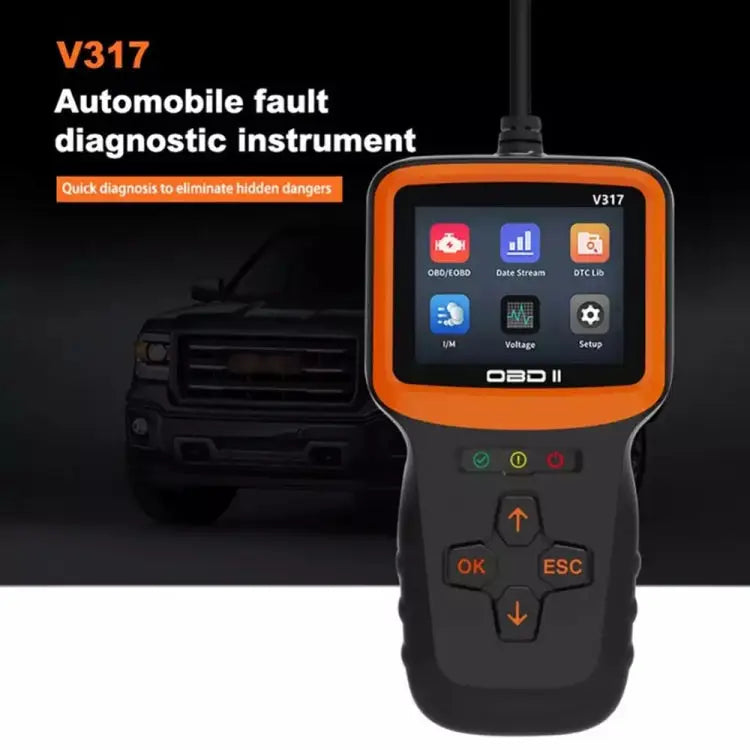V317 Car Fault Detector OBD2 ELM327 Scanner Code Reader - V317