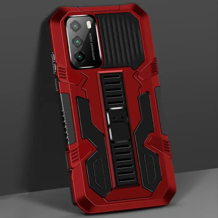 Vanguard Warrior All Inclusive Double-color Shockproof TPU + PC Protective Case with Holder For LG K31 For LG K41S