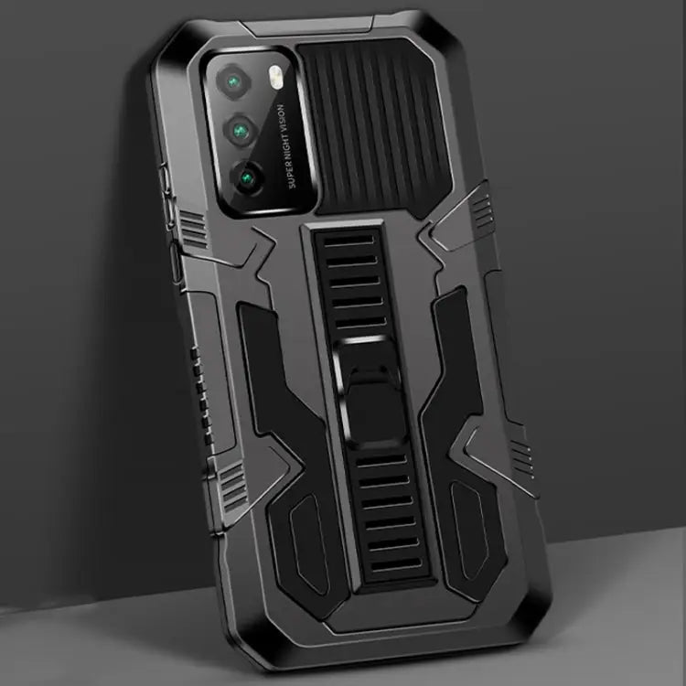Vanguard Warrior All Inclusive Double-color Shockproof TPU + PC Protective Case with Holder For LG K31 For LG K41S