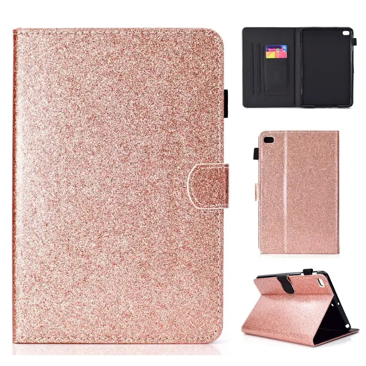 Varnish Glitter Powder Horizontal Flip Leather Case with Holder & Card Slot For iPad Mini 1/2/3/4/5 For iPad Pro 9.7
