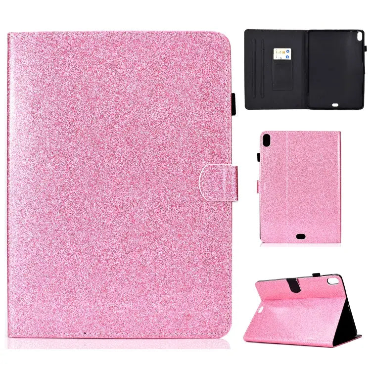 Varnish Glitter Powder Horizontal Flip Leather Case with Holder & Card Slot For iPad Mini 1/2/3/4/5 For iPad Pro 9.7
