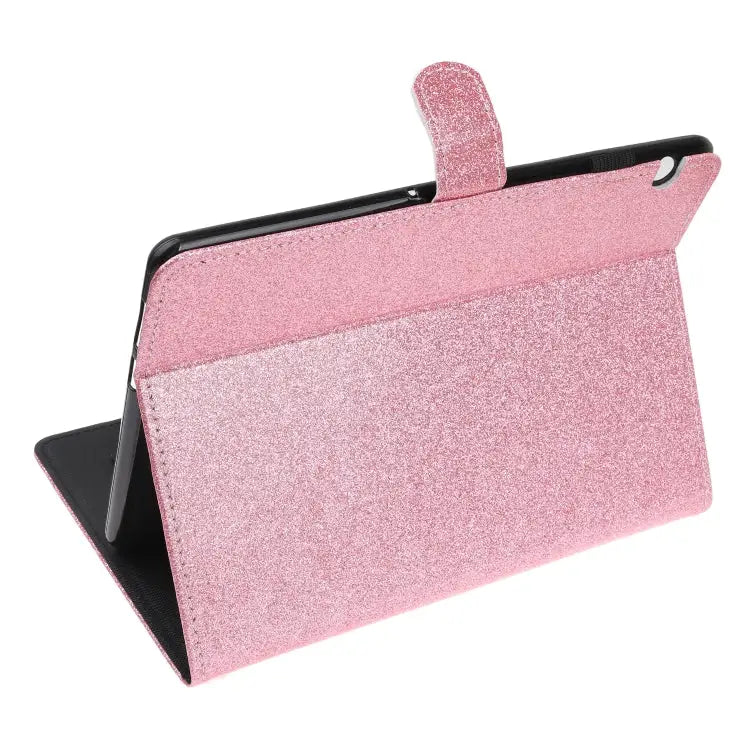 Varnish Glitter Powder Horizontal Flip Leather Case with Holder & Card Slot For Huawei MediaPad T5 For iPad 10.2 / 10.5
