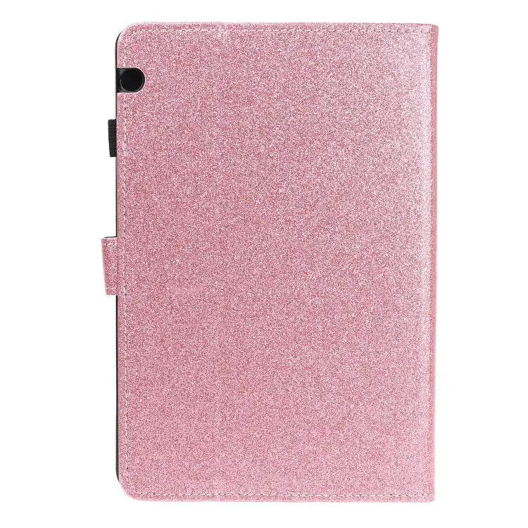 Varnish Glitter Powder Horizontal Flip Leather Case with Holder & Card Slot For Huawei MediaPad T5 For iPad 10.2 / 10.5