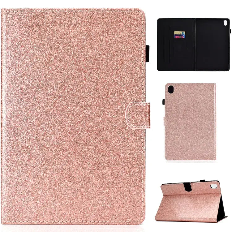 Varnish Glitter Powder Horizontal Flip Leather Case with Holder & Card Slot For Huawei MediaPad M6 8.4 For Huawei