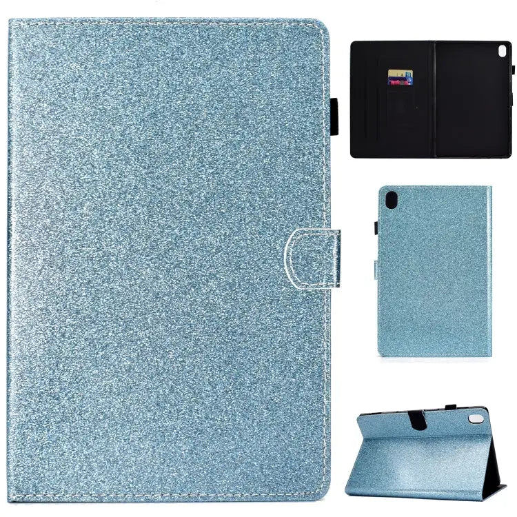 Varnish Glitter Powder Horizontal Flip Leather Case with Holder & Card Slot For Huawei MediaPad M6 8.4 For Huawei