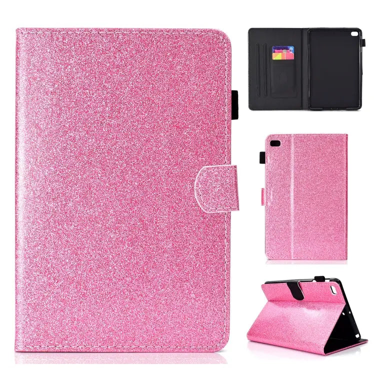 Varnish Glitter Powder Horizontal Flip Leather Case with Holder & Card Slot For iPad Mini 1/2/3/4/5 For iPad Pro 9.7