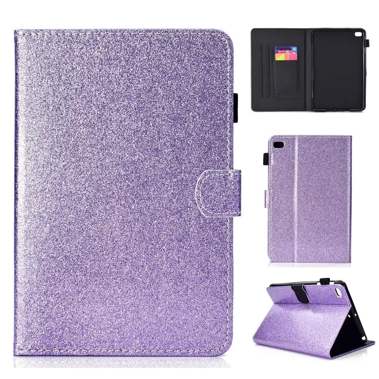 Varnish Glitter Powder Horizontal Flip Leather Case with Holder & Card Slot For iPad Mini 1/2/3/4/5 For iPad Pro 9.7