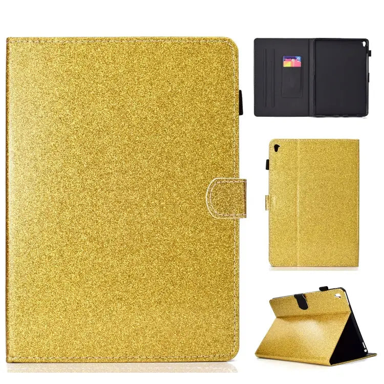 Varnish Glitter Powder Horizontal Flip Leather Case with Holder & Card Slot For iPad Mini 1/2/3/4/5 For iPad Pro 9.7