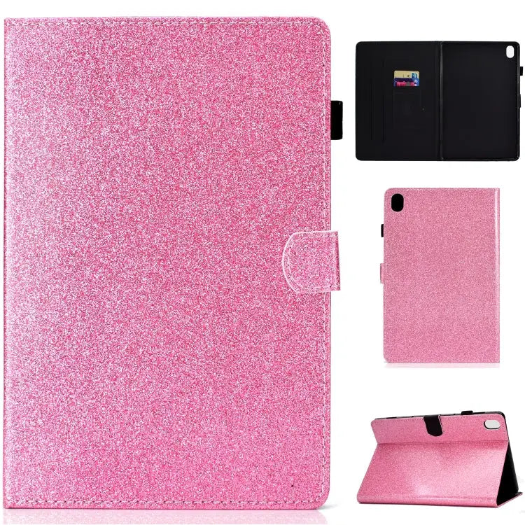 Varnish Glitter Powder Horizontal Flip Leather Case with Holder & Card Slot For Huawei MediaPad M6 8.4 For Huawei