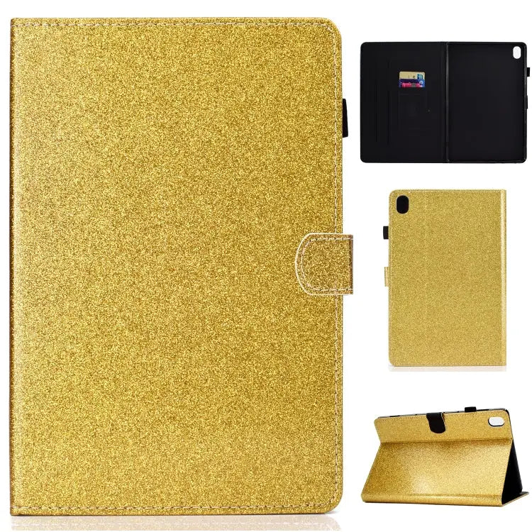Varnish Glitter Powder Horizontal Flip Leather Case with Holder & Card Slot For Huawei MediaPad M6 8.4 For Huawei