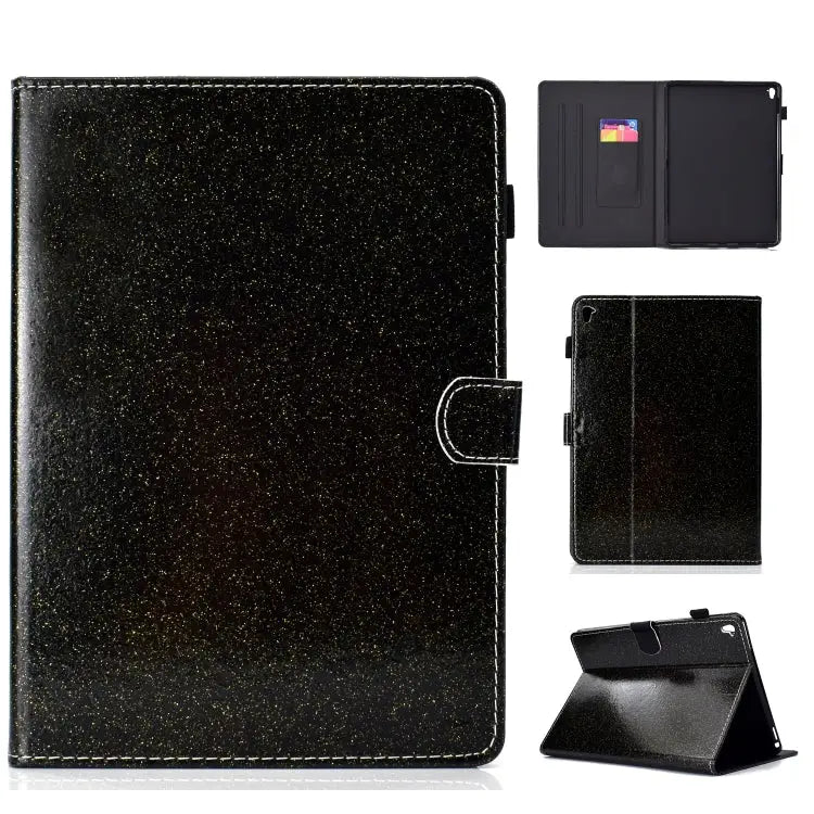 Varnish Glitter Powder Horizontal Flip Leather Case with Holder & Card Slot For iPad Mini 1/2/3/4/5 For iPad Pro 9.7