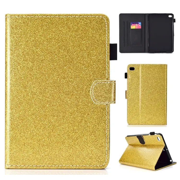 Varnish Glitter Powder Horizontal Flip Leather Case with Holder & Card Slot For iPad Mini 1/2/3/4/5 For iPad Pro 9.7