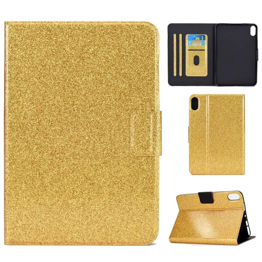 Varnish Glitter Powder Smart Leather Tablet Case For iPad 10th Gen 10.9 2022 - For iPad 10th Gen 10.9 2022 / Yellow
