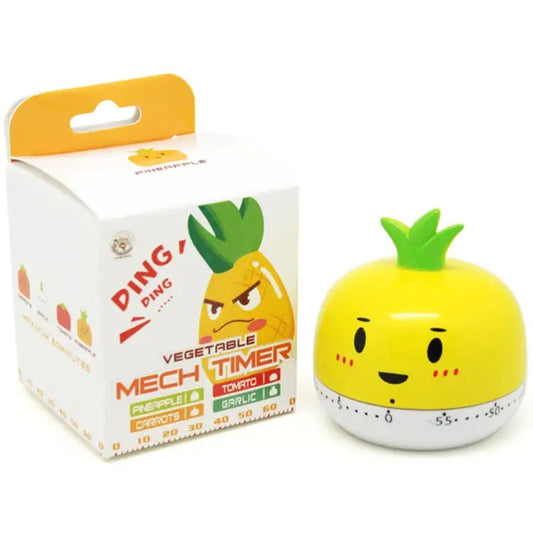 Vegetable Kitchen Timer Cooking Mechanical Timing Tool Count Down Alarm Random Color Delivery RB208 - RB208