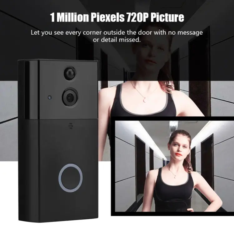 VESAFE HD 720P Security Camera Smart WiFi Video Doorbell Intercom Support TF Card & Infrared Night Vision & Motion