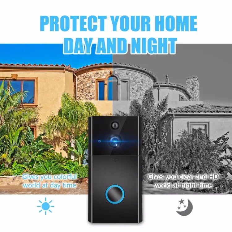 VESAFE HD 720P Security Camera Smart WiFi Video Doorbell Intercom Support TF Card & Infrared Night Vision & Motion