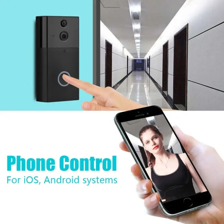 VESAFE HD 720P Security Camera Smart WiFi Video Doorbell Intercom Support TF Card & Infrared Night Vision & Motion